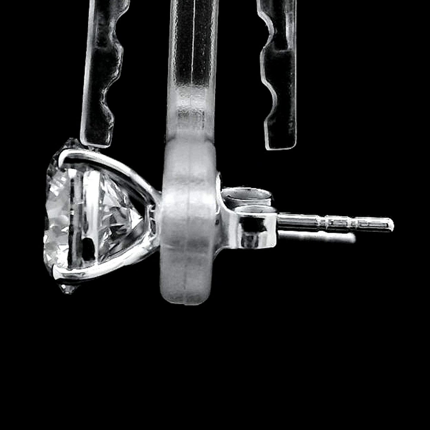 3.19 Carats Lab Grown Diamond 14K Gold Earrings