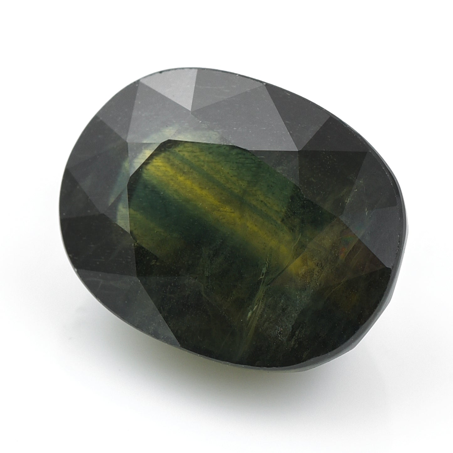 9.73 Natural Corundum Green Sapphire Rectangular Cushion Mixed Cut Gemstone