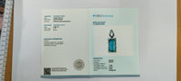 1.13 Ct Octagon Step Cut Natural Emerald 14K Gold Pendant