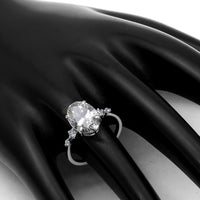 3.25 Carats Lab Grown Diamond 14K Gold Ring