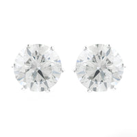 4.05 Carats Lab Grown Diamond 14K Gold Earrings