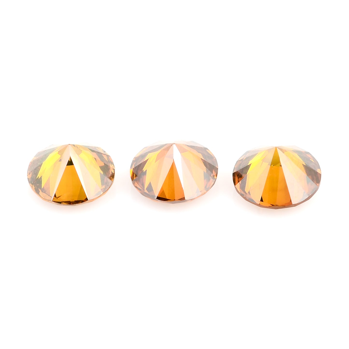 0.55 Red Diamond Round Loose Gemstone