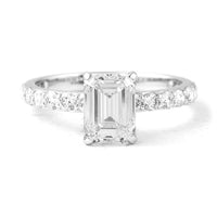 2.50 Carats Lab Grown Diamond 14K Gold Ring