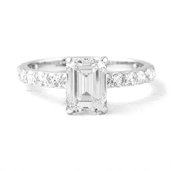 2.50 Carats Lab Grown Diamond 14K Gold Ring