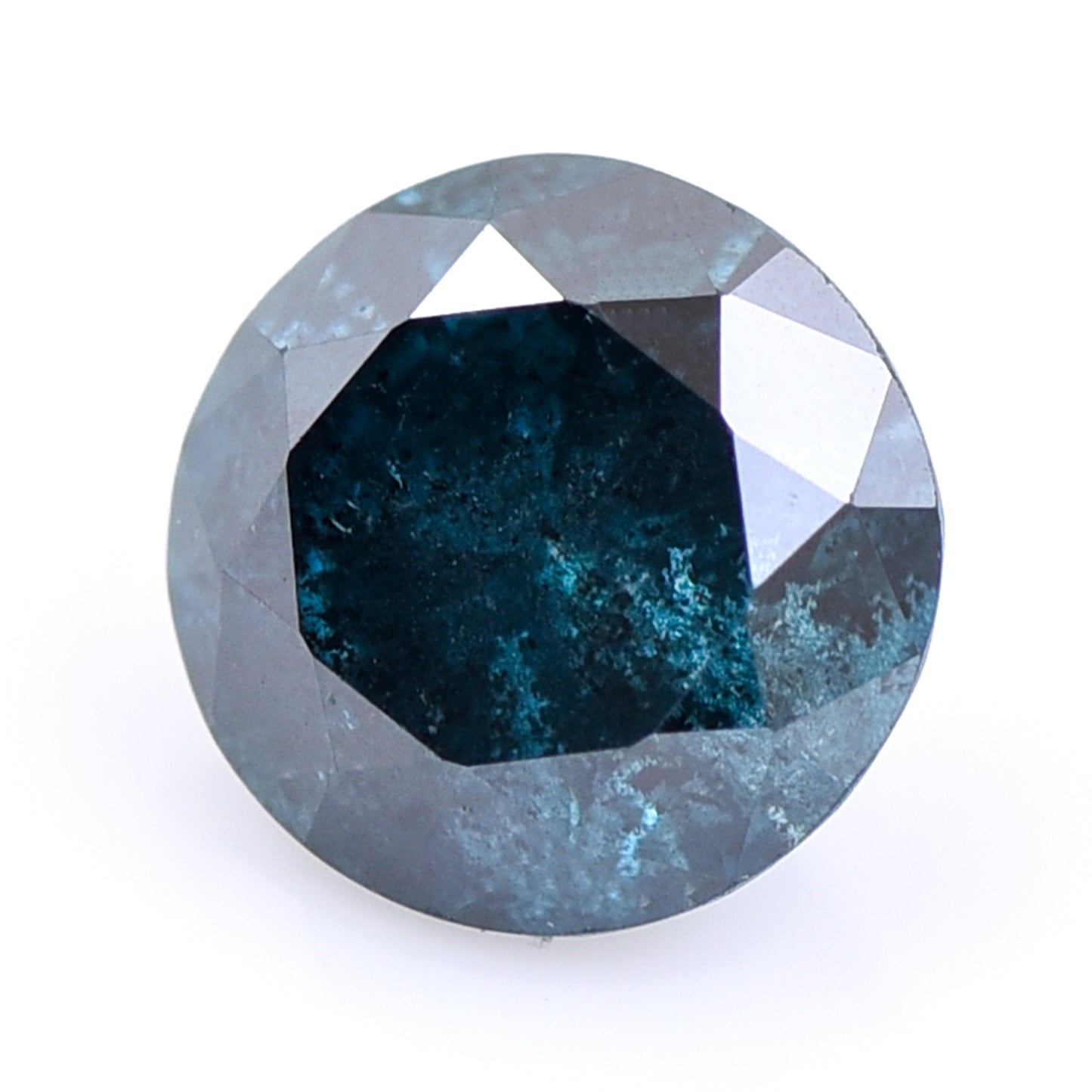 0.26 Blue Diamond Round Loose Diamond
