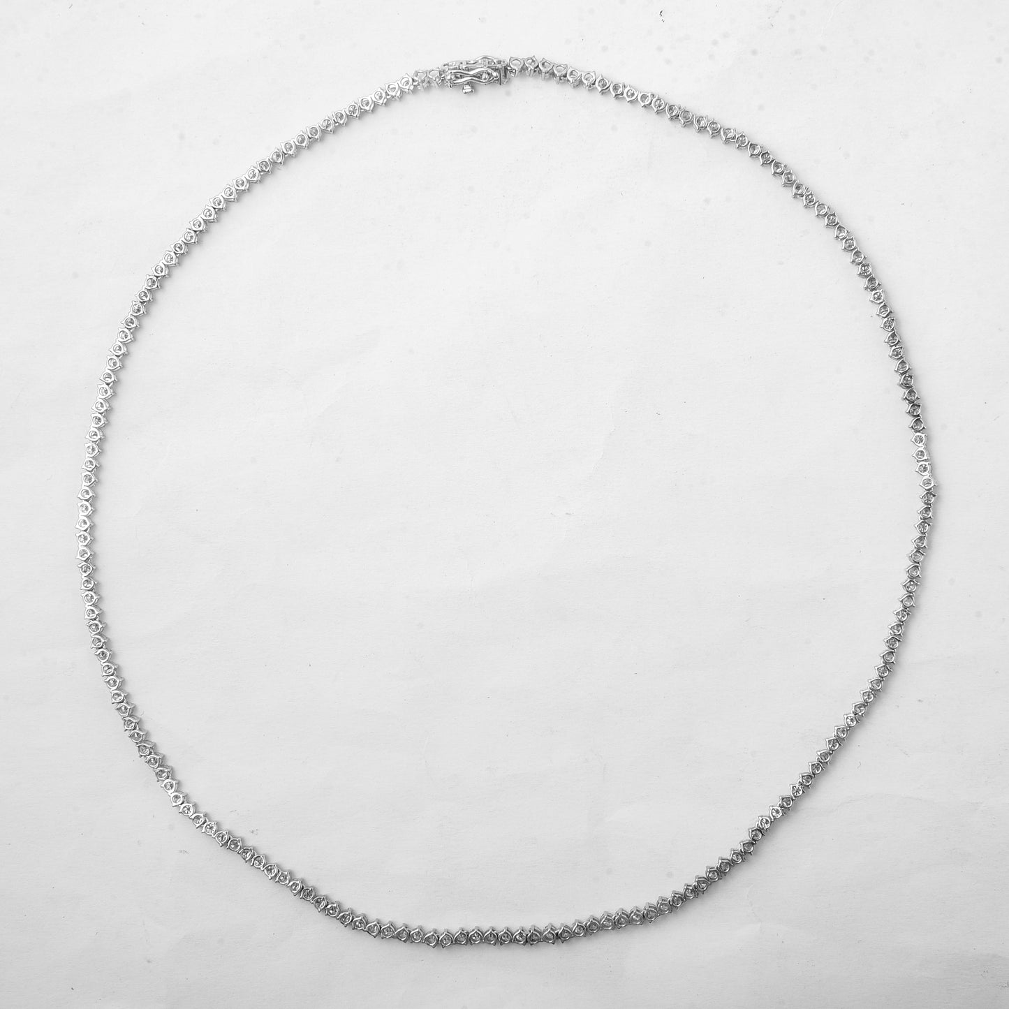 10.00 Ct Round Lab Grown Diamond 14K Gold Necklace