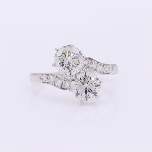 2.37 Carats Lab Grown Diamond 14K Gold Ring