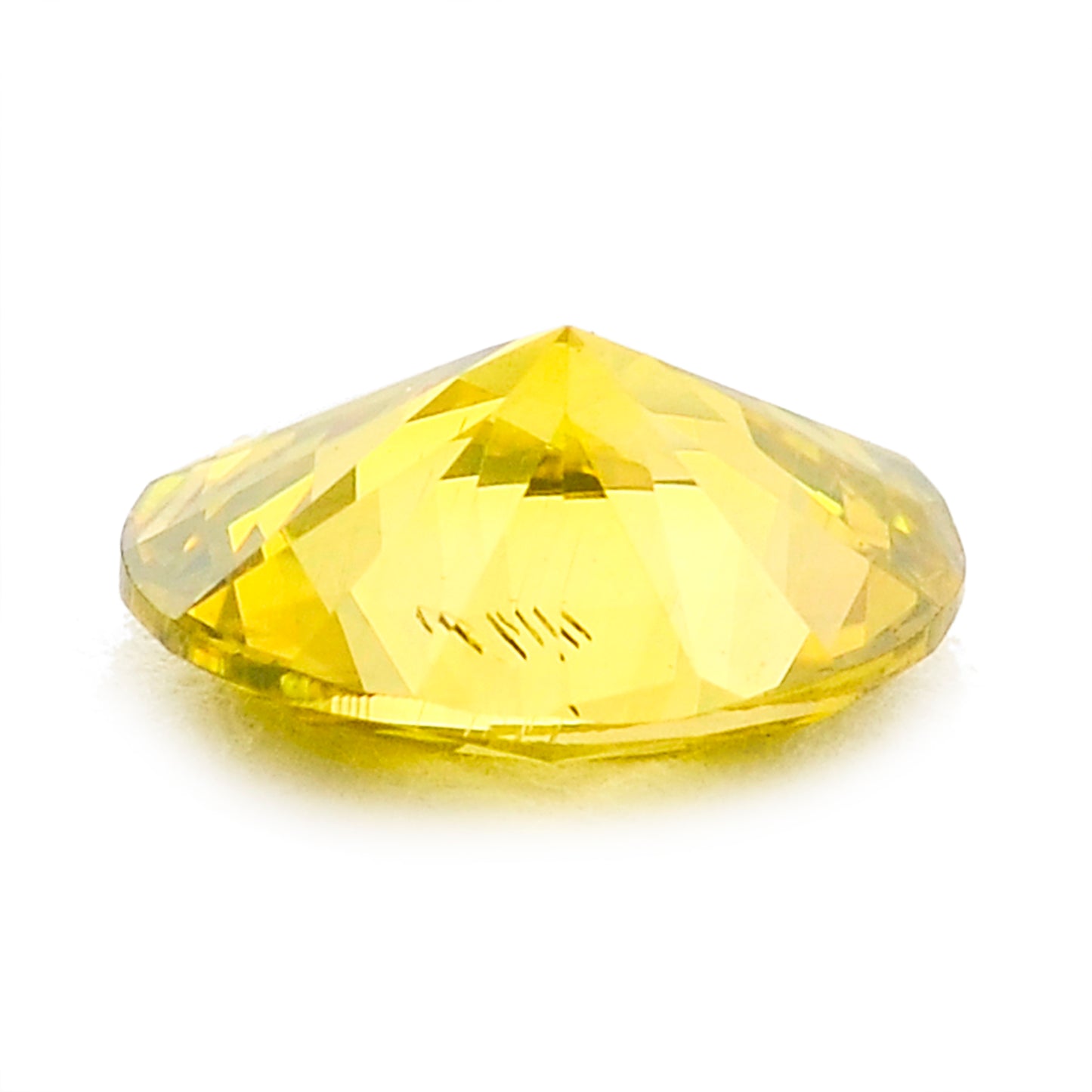 0.54 Yellow Diamond Oval Loose Diamond