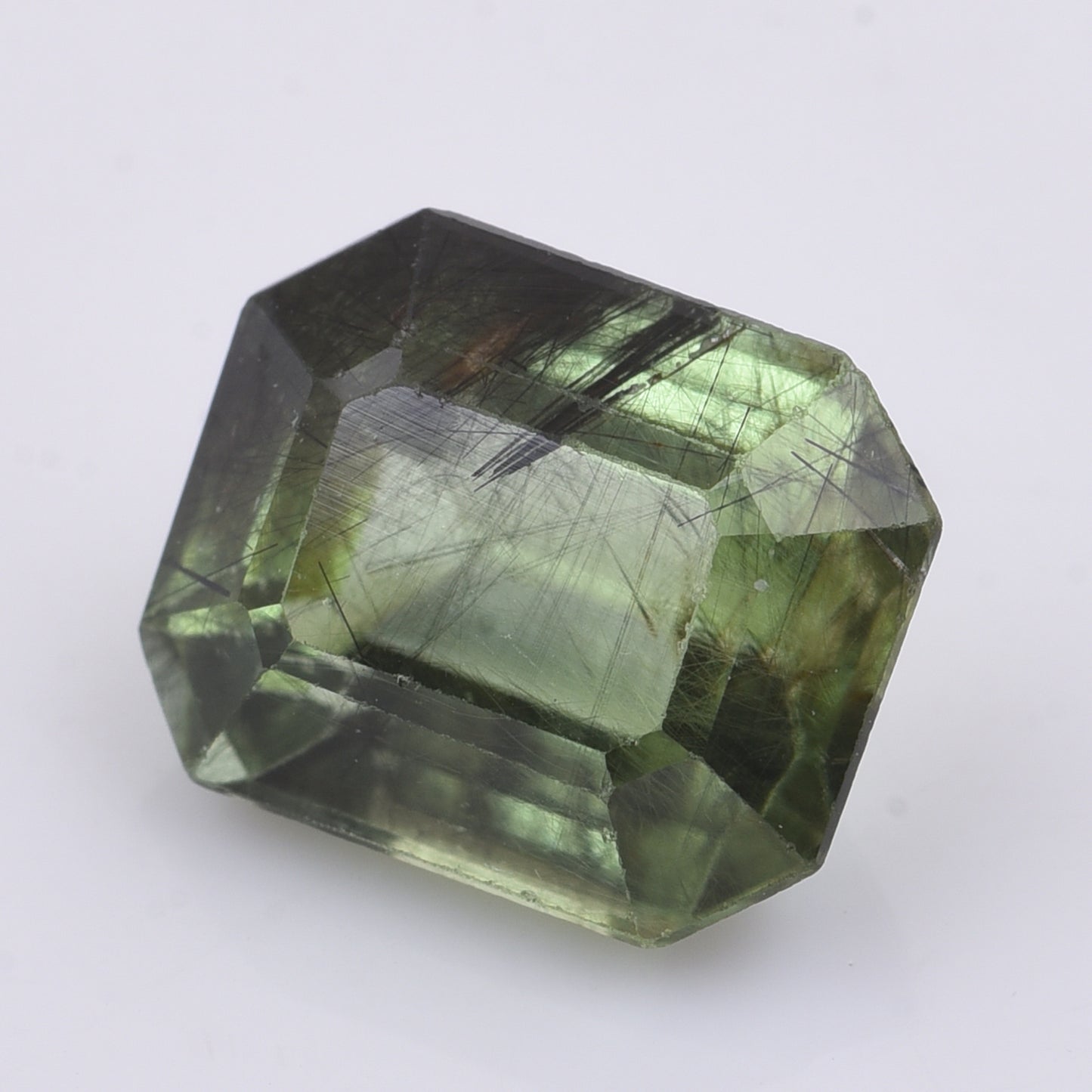 4.73 Natural Peridot Emerald Cut Gemstone