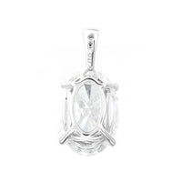 3.05 Carats Lab Grown Diamond 14K Gold Pendant