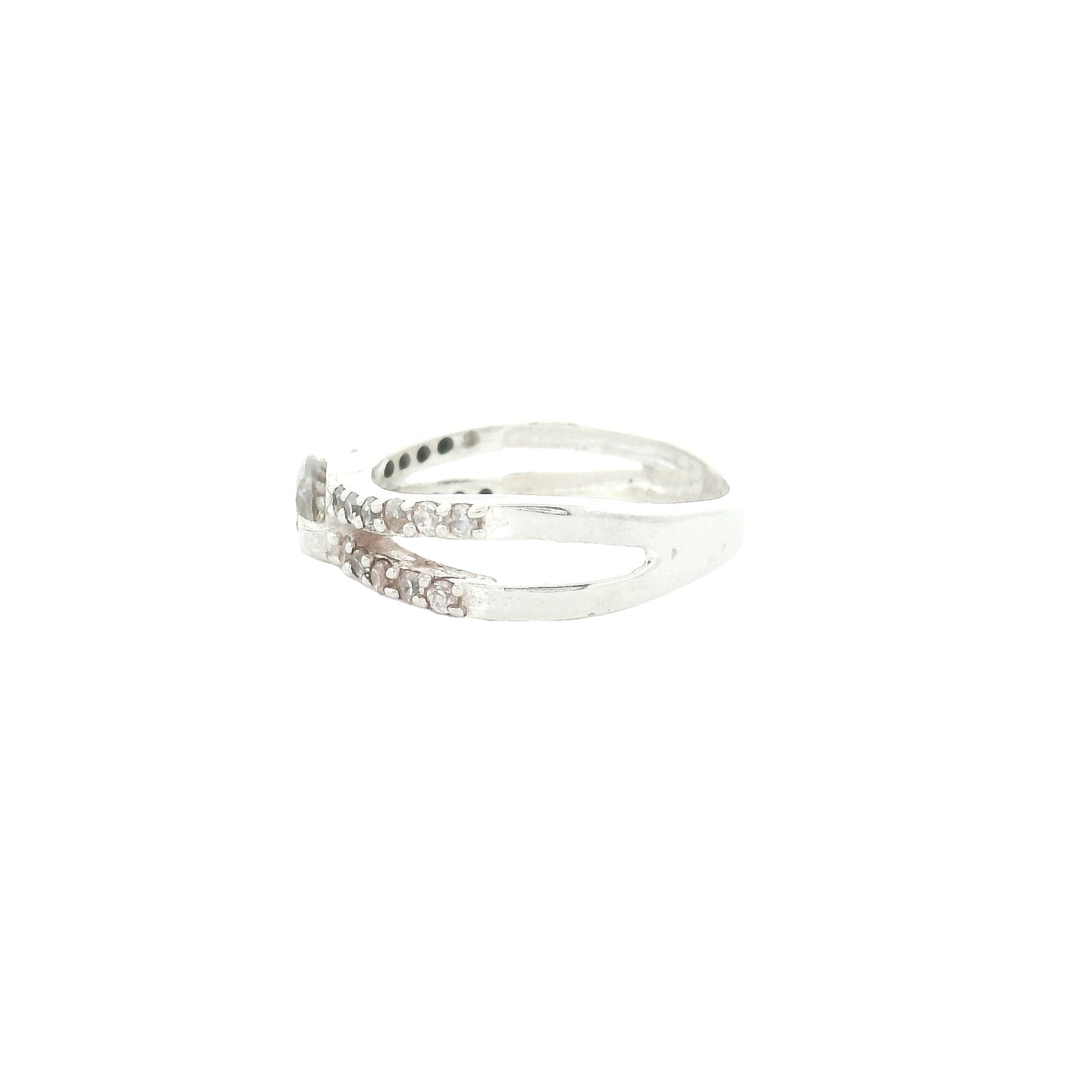 2.54 Ct Cubic Zirconia 925 Sterling Silver Ring