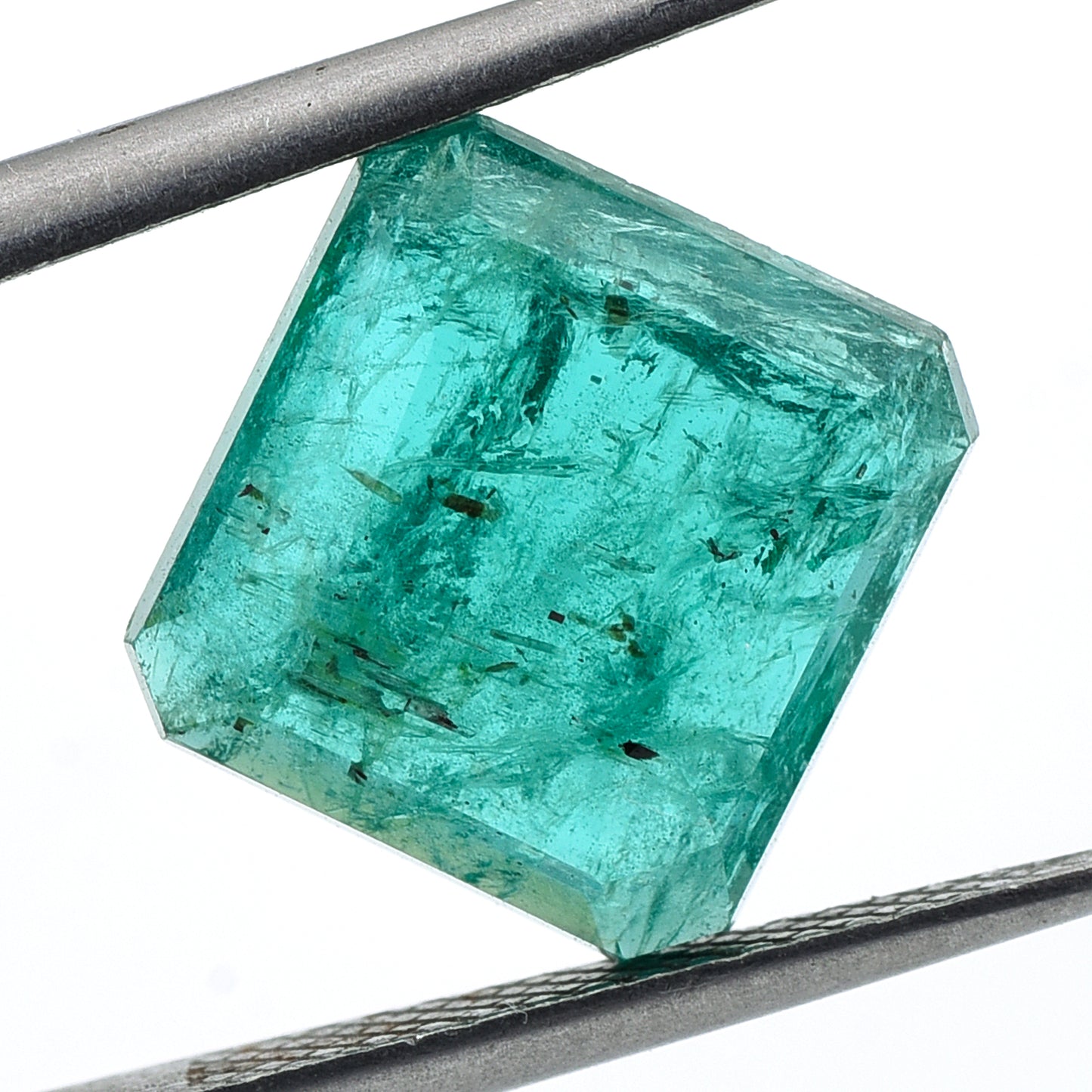 4.44 Natural Beryl Emerald Square Emerald Cut Gemstone