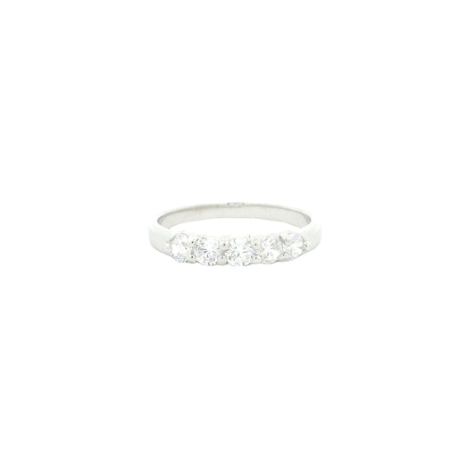 1.06 Ct Cubic Zirconia 925 Sterling Silver Ring
