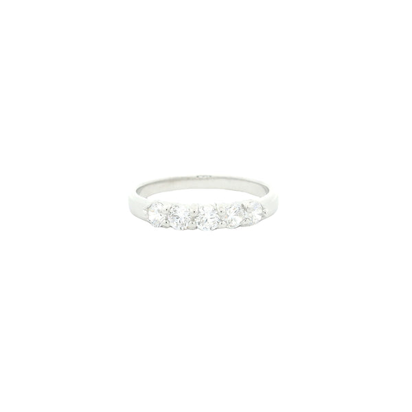 1.06 Ct Cubic Zirconia 925 Sterling Silver Ring