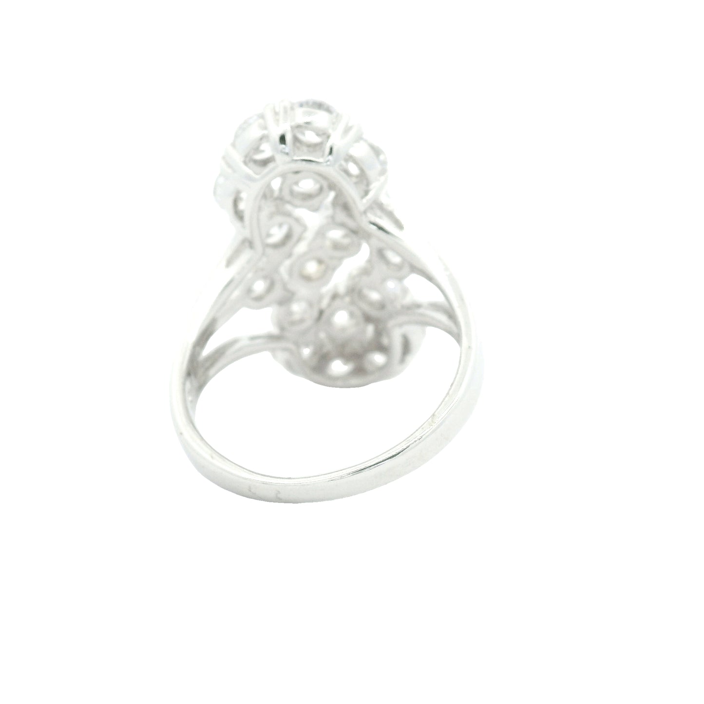 10.35 Ct Cubic Zirconia 925 Sterling Silver Ring