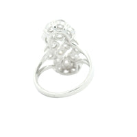 10.35 Ct Cubic Zirconia 925 Sterling Silver Ring