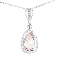 3.63 Carats Pink Lab Grown Diamond 14K Gold Pendant