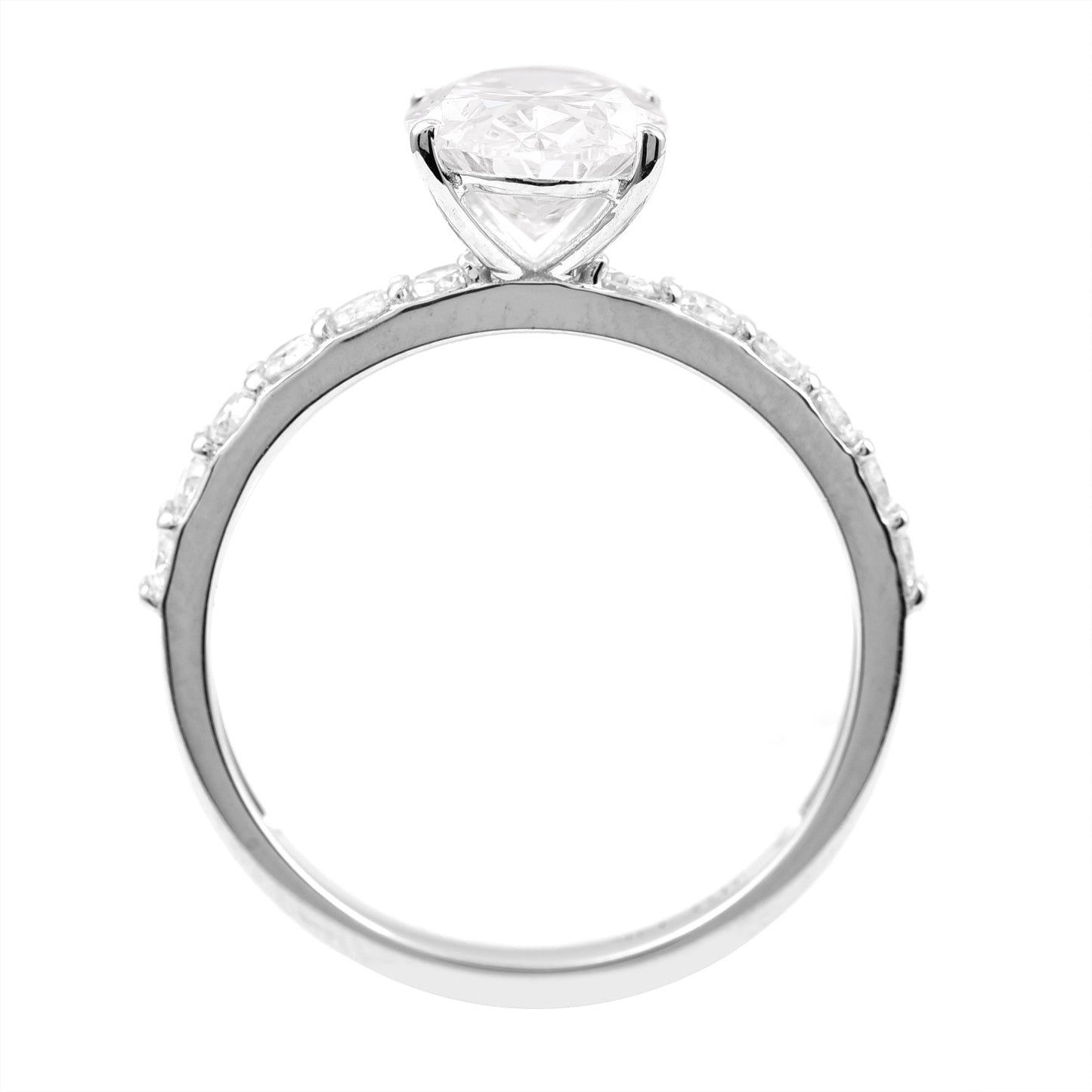2.40 Carats Lab Grown Diamond 14K Gold Ring