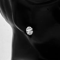 3.83 Carats Lab Grown Diamond 14K Gold Earrings