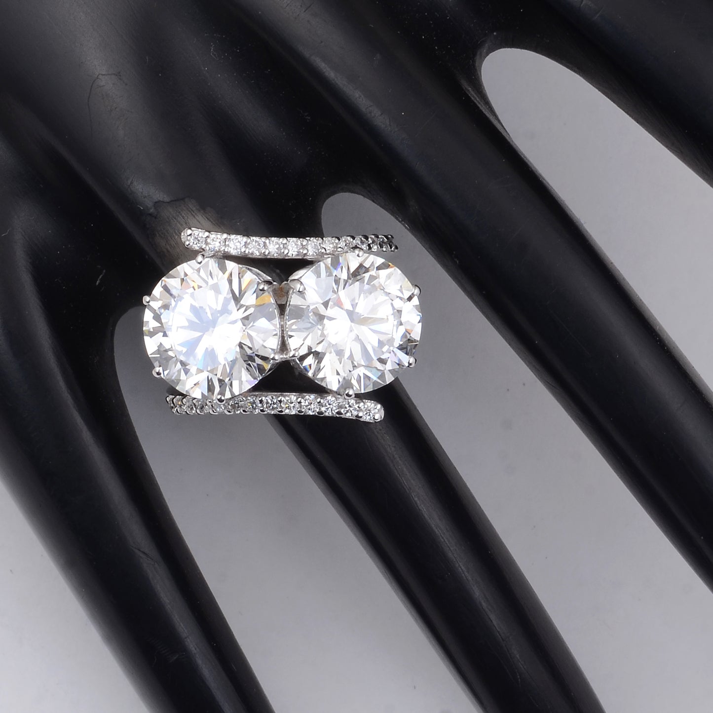 8.36 Carats Lab Grown Diamond 14K Gold Ring