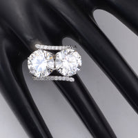 8.37 Carats Lab Grown Diamond 14K Gold Ring