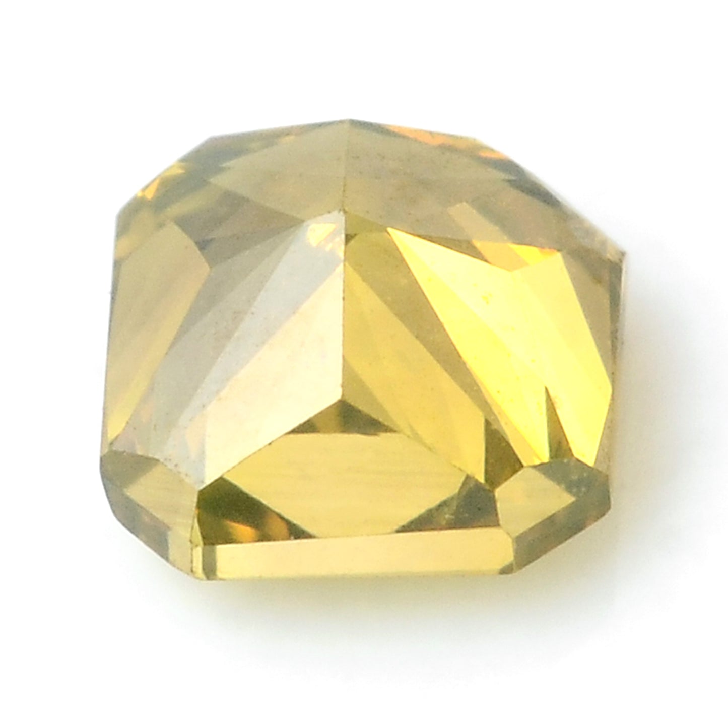 0.34 Carat Yellow Diamond Octagon Loose Gemstone