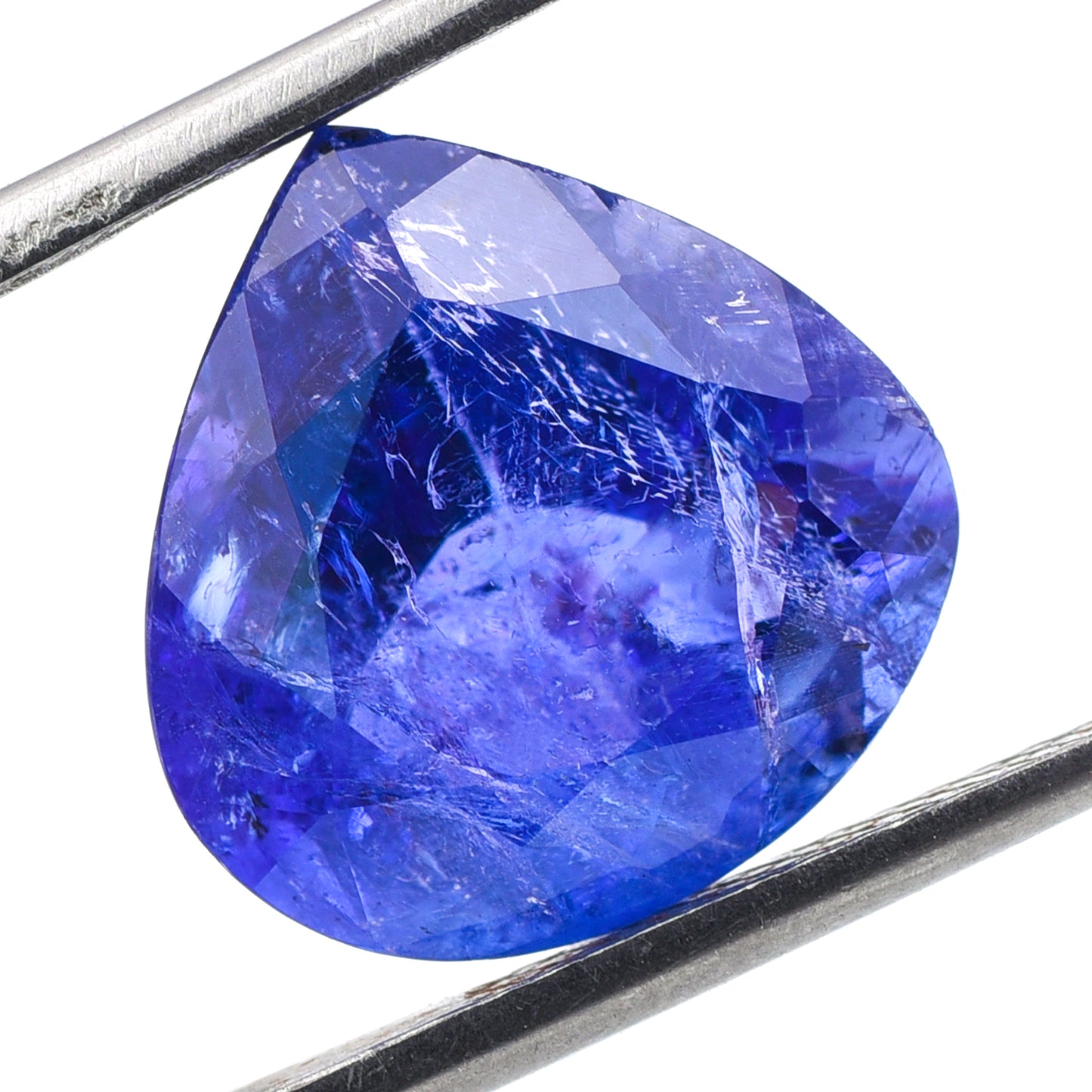 7.45 Natural Zoisite Tanzanite Pear Mixed Cut Gemstone