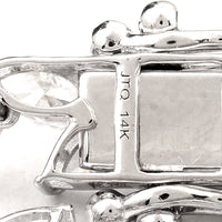 6.43 Carats Lab Grown Diamond 14K Gold Bracelet