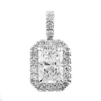2.46 Carats Lab Grown Diamond 14K Gold Pendant