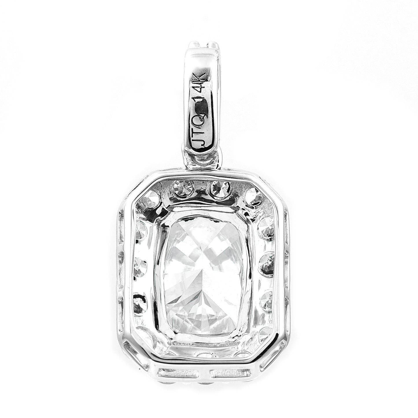 2.48 Carats Lab Grown Diamond 14K Gold Pendant
