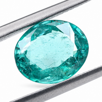 2.8 Natural Beryl Emerald Oval Mixed Cut Gemstone