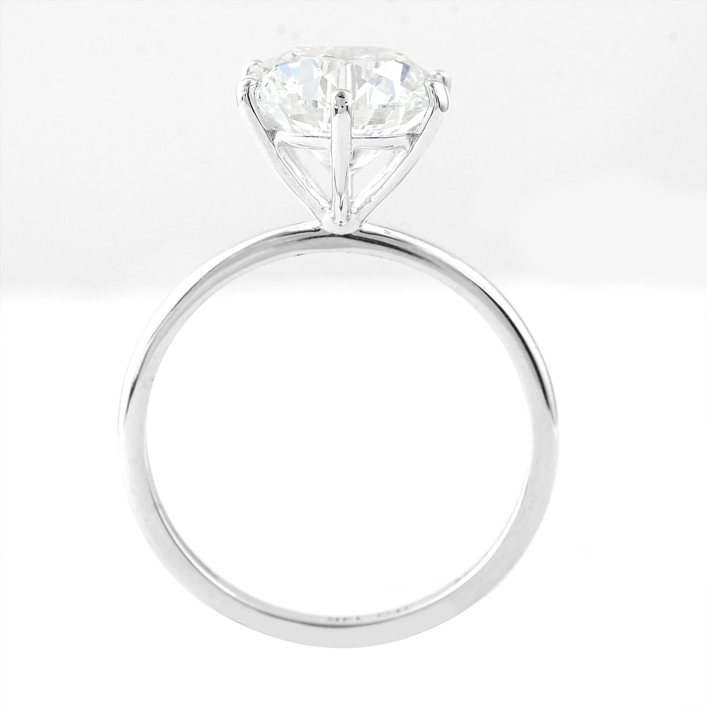 3.16 Carats Lab Grown Diamond 14K Gold Ring