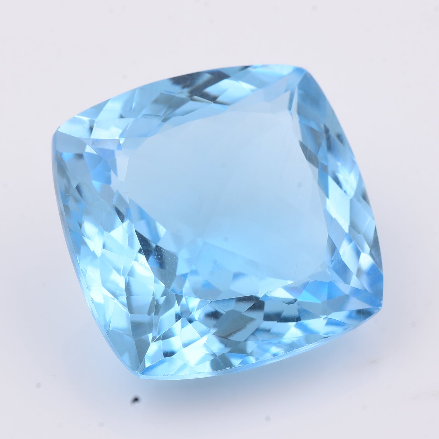 43.38 Natural Topaz Blue Topaz Cushion Mixed Cut Gemstone