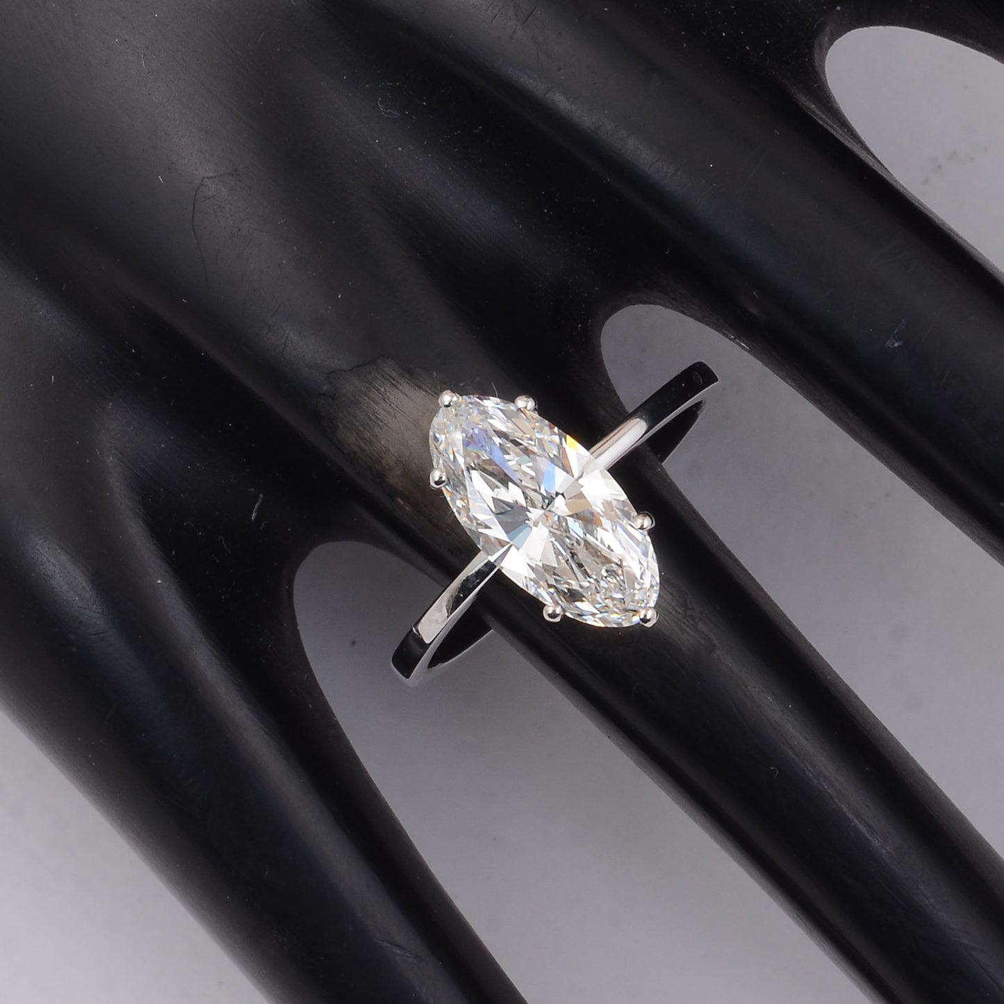 2.06 Carats Lab Grown Diamond 14K Gold Ring