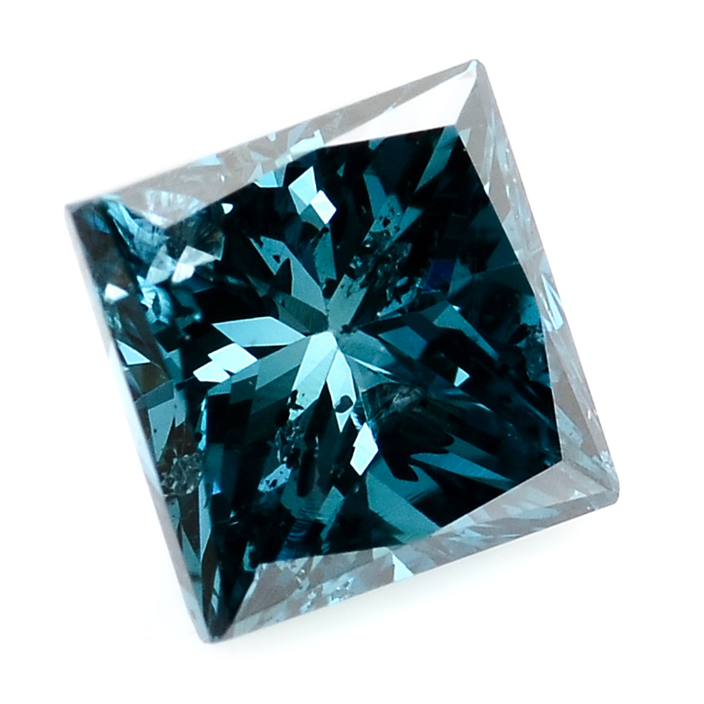 0.29 Blue Diamond Sqaure Loose Gemstone