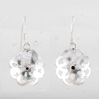 2.07 Ct Garnet 925 Sterling Silver Earrings