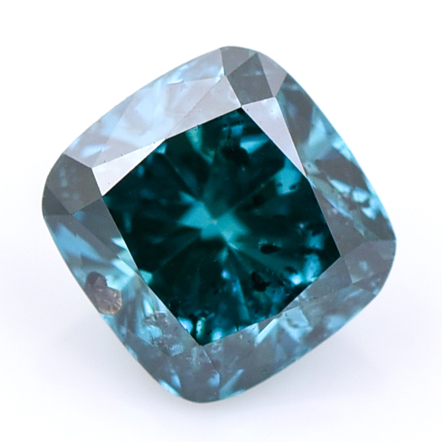 0.32 Blue Diamond Cushion Loose Diamond
