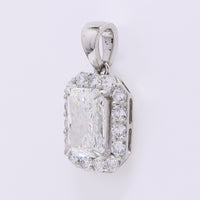 2.56 Carats Lab Grown Diamond 950 Platinum Pendant