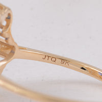 1.82 Ct Oval Sapphire 9K Gold Ring