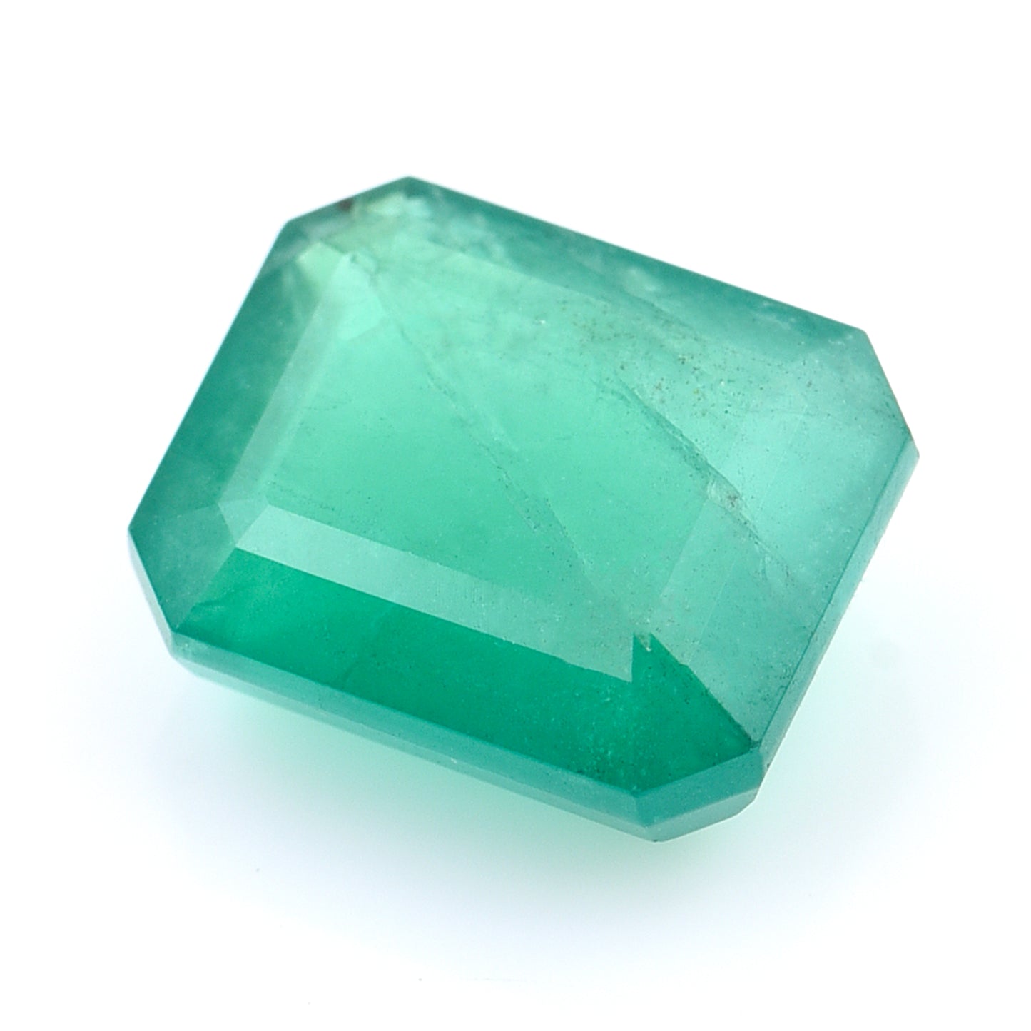 3.47 Natural Beryl Emerald Emerald Cut Gemstone