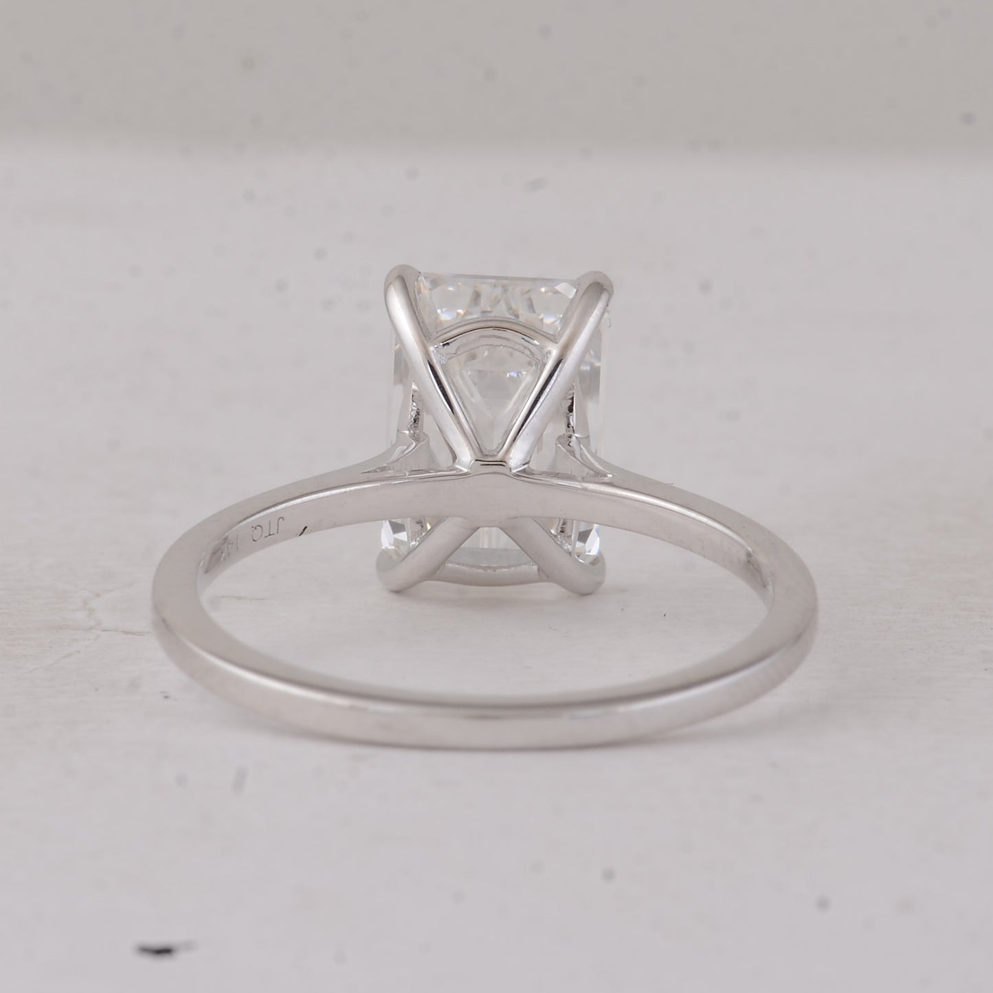 3.04 Carats Lab Grown Diamond 14K Gold Ring