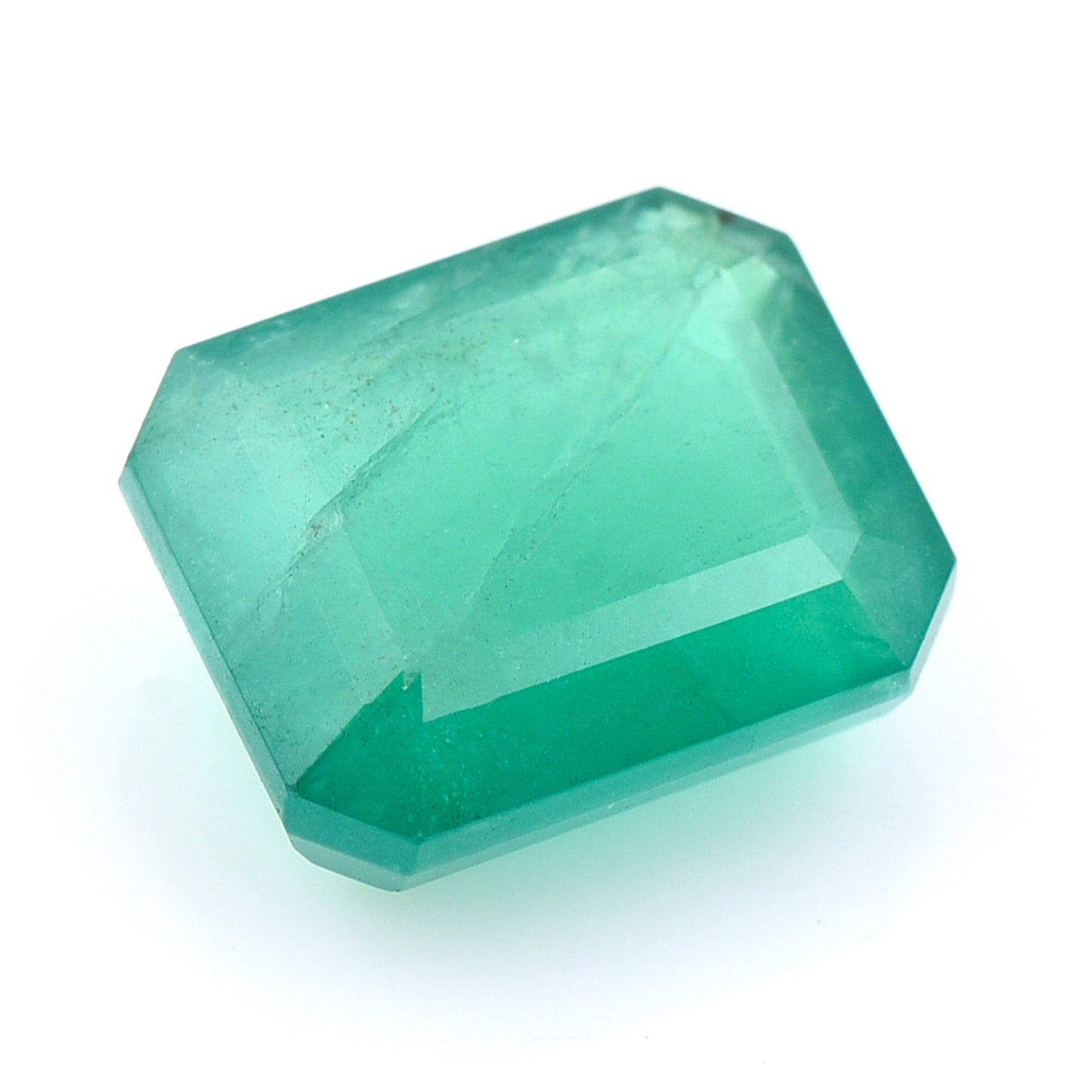 3.47 Natural Beryl Emerald Emerald Cut Gemstone
