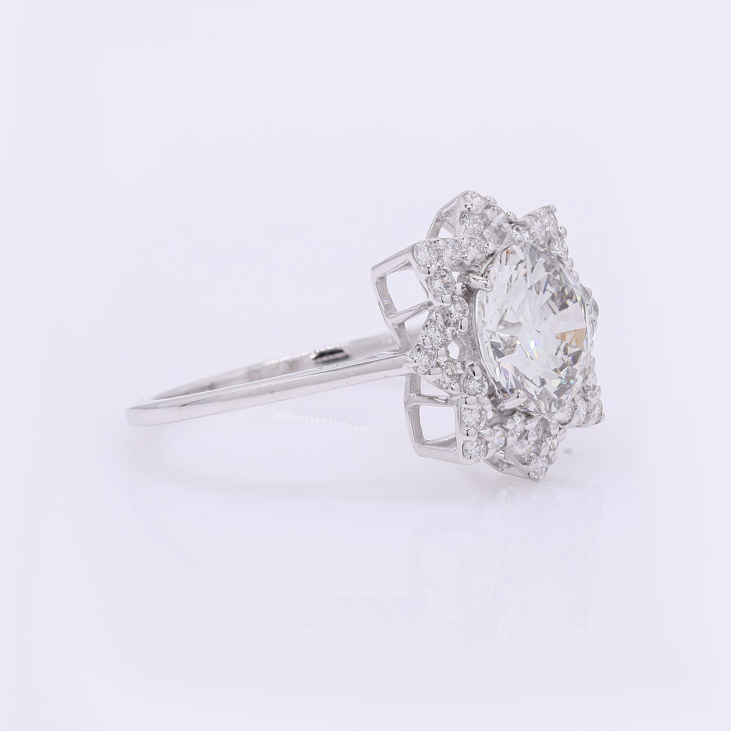 2.49 Carats Lab Grown Diamond 14K Gold Ring