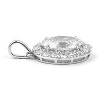 2.59 Carats Lab Grown Diamond 14K Gold Pendant