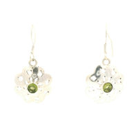 3.21 Ct Peridot 925 Sterling Silver Earrings