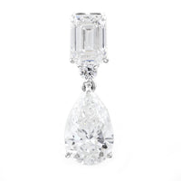 3.10 Carats Lab Grown Diamond 14K Gold Pendant