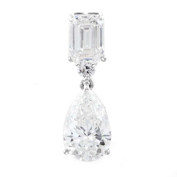 3.10 Carats Lab Grown Diamond 14K Gold Pendant