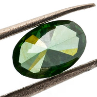 0.23 Green Diamond Oval Loose Diamond