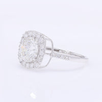 2.50 Carats Lab Grown Diamond 14K Gold Ring