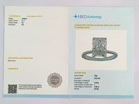 3.05 Carats Lab Grown Diamond 14K Gold Ring